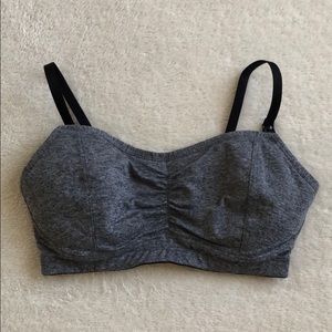 Motherhood Maternity Grey Nursing Bra - S
